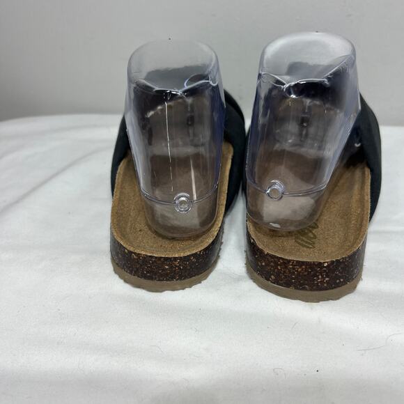 Aerie Sandals Gray Puffy Twist Comfy Casual Beachy Spring Summer Vacation 8 - Picture 5 of 8